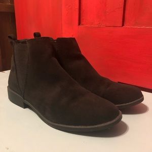 Black ankle booties